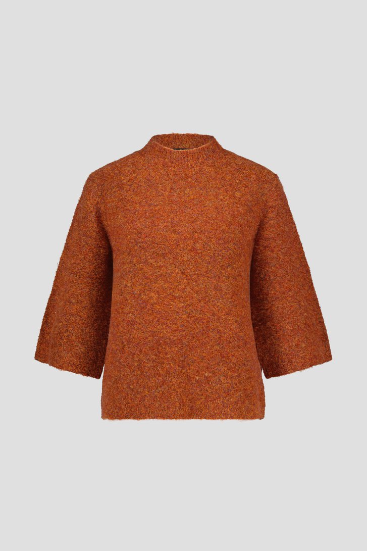 Pull doux orange de Claude Arielle pour Femmes
