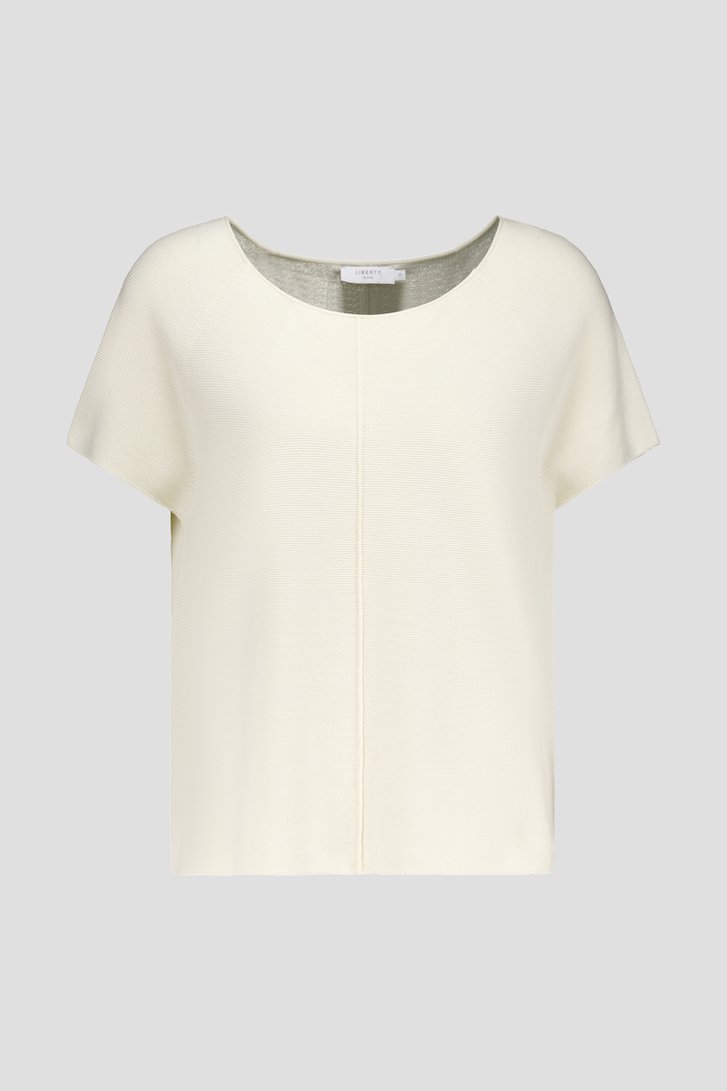 Pull écru finement tricoté de Liberty Island pour Femmes