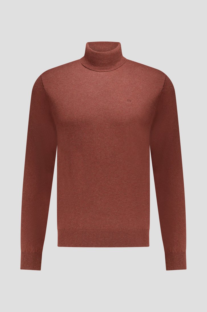 Photo produit 1 de Pull en coton à col roulé - marron de Dansaert Blue pour Hommes