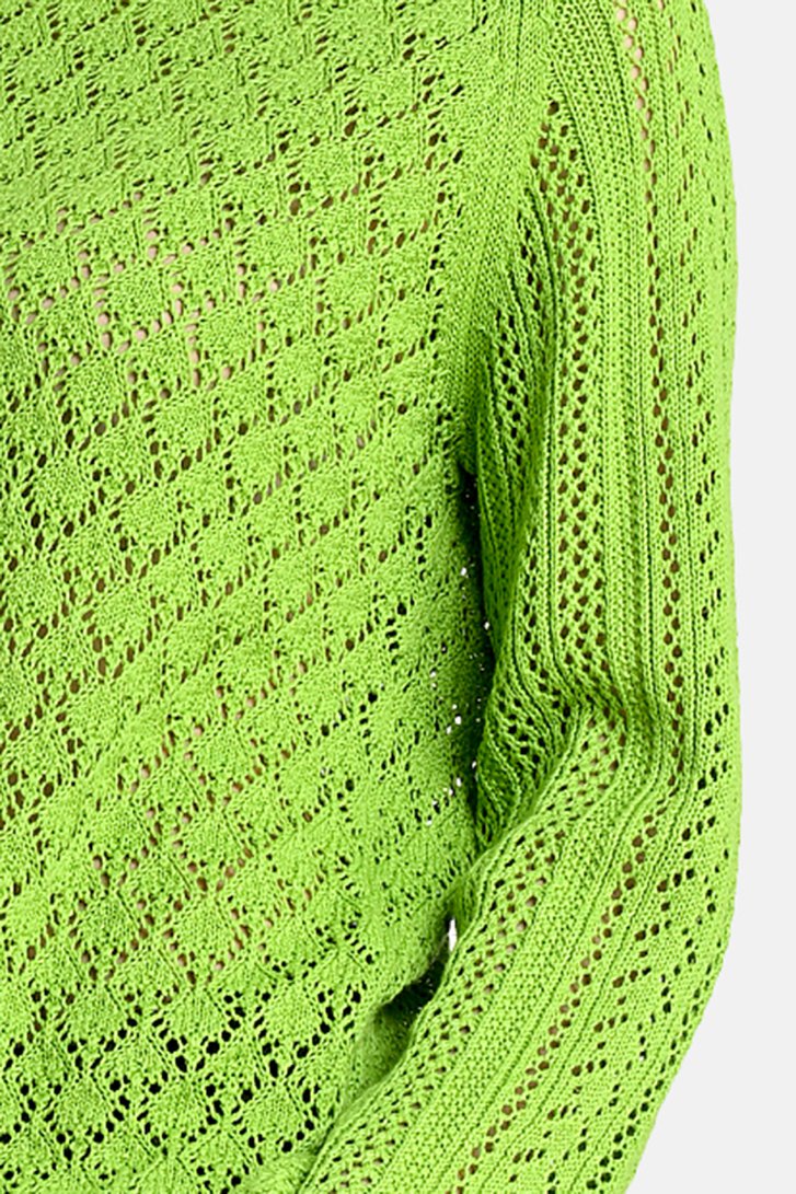 Pull en crochet vert de Bicalla pour Femmes
