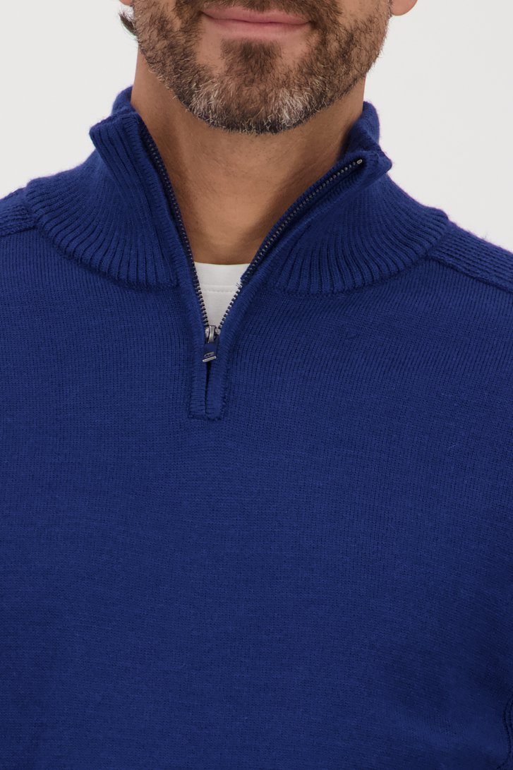 Pull en laine bleu de Dansaert Blue pour Hommes