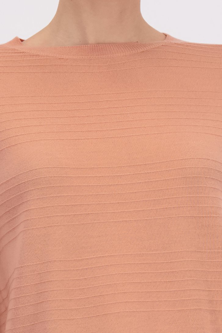 Détail de Pull en laine rose saumon de Liberty Island pour Femmes