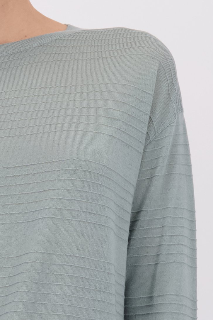 Détail de Pull en laine vert de Liberty Island pour Femmes