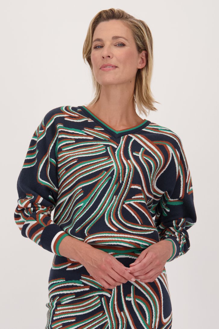 Pull en maille avec imprimé de Claude Arielle pour Femmes