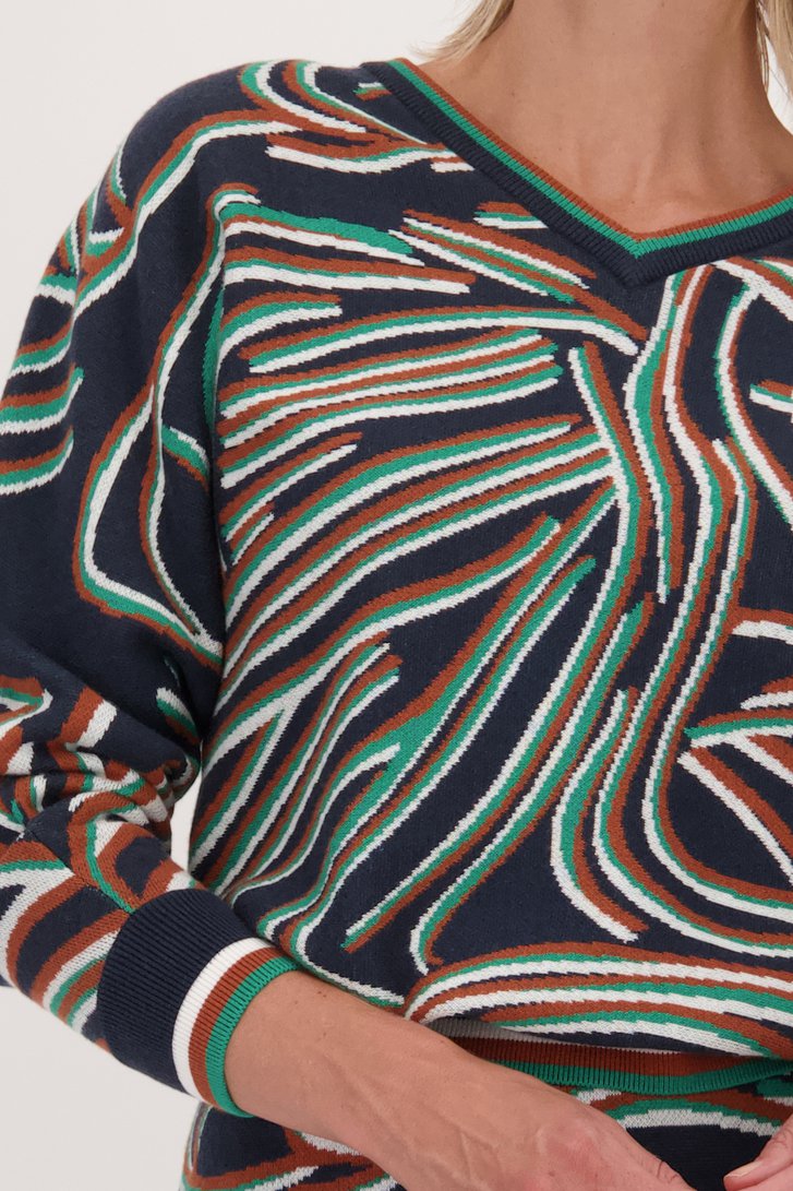Pull en maille avec imprimé de Claude Arielle pour Femmes