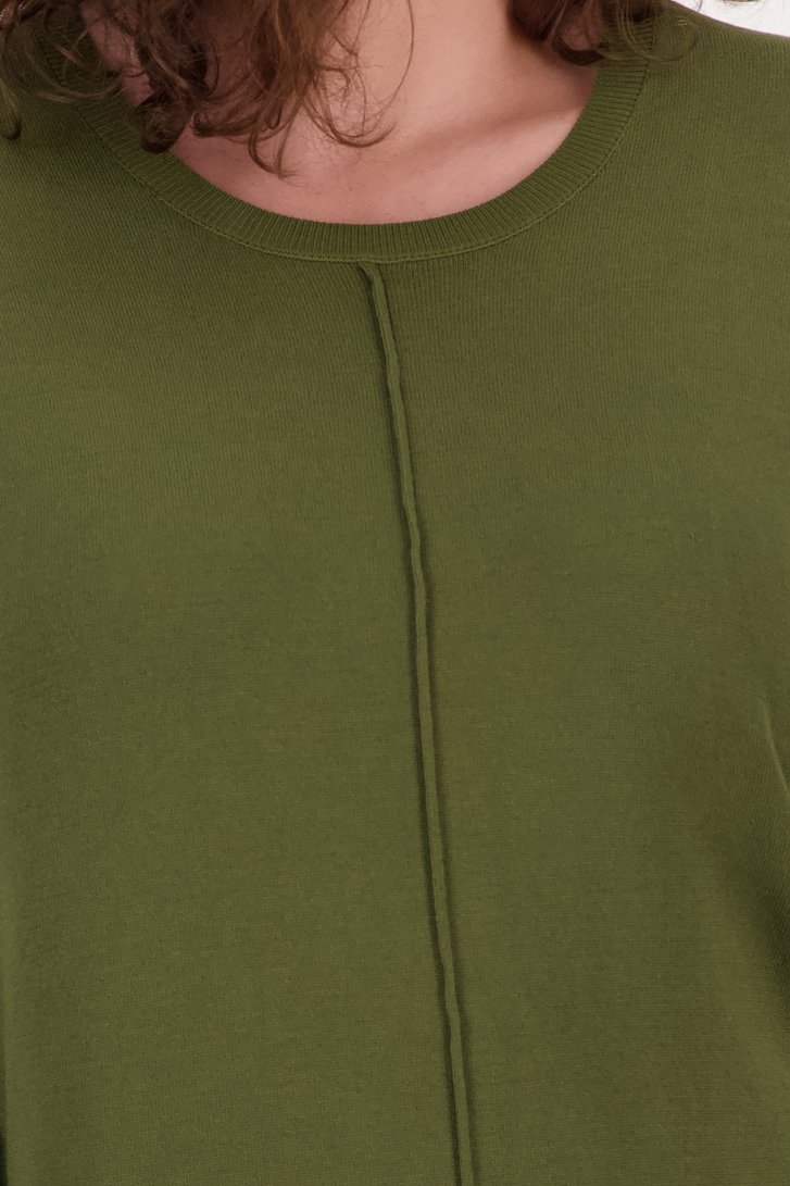 Pull en maille fine vert foncé de Only Carmakoma pour Femmes