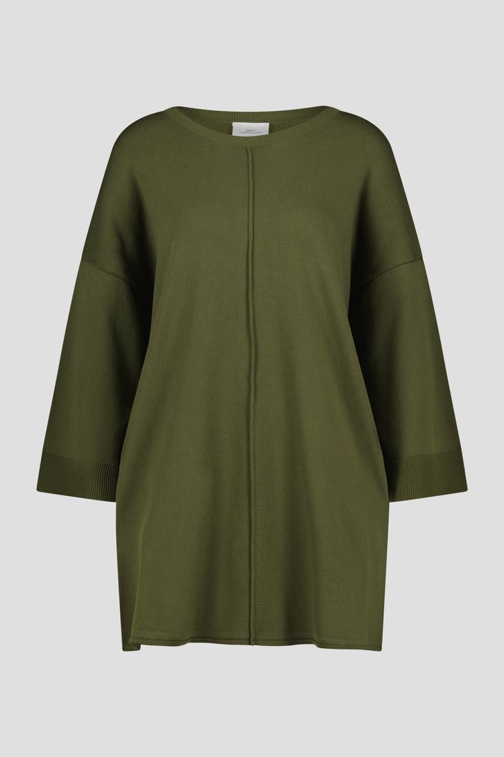 Pull en maille fine vert foncé de Only Carmakoma pour Femmes