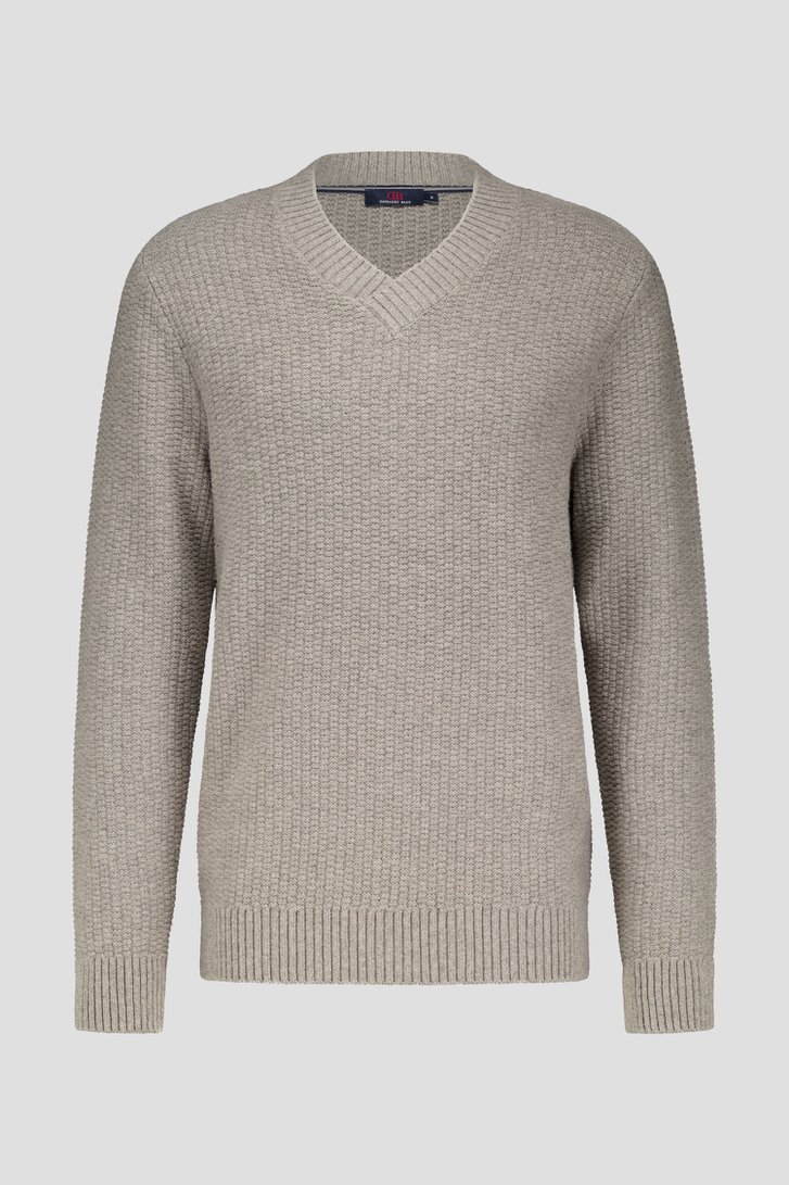 Pull en maille gris clair de Dansaert Blue pour Hommes