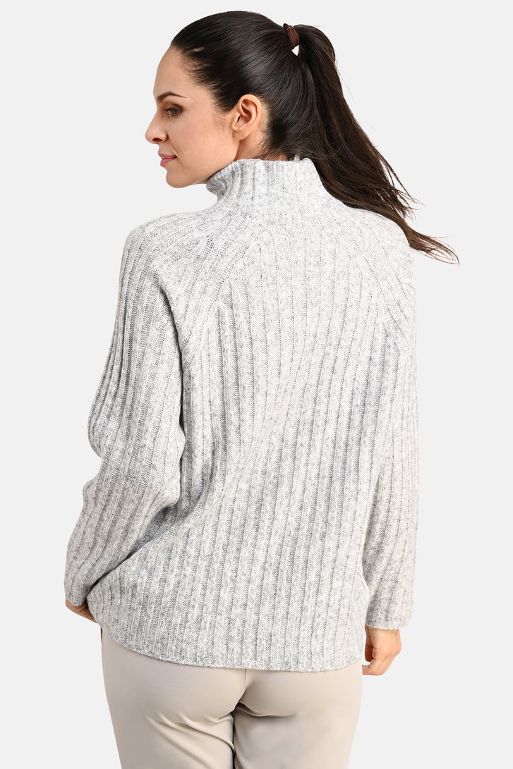 Pull en mélange gris de Bicalla pour Femmes