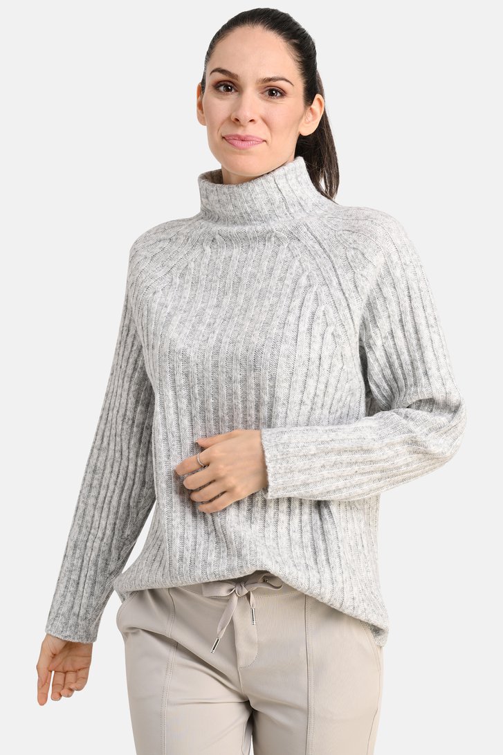 Pull en mélange gris de Bicalla pour Femmes
