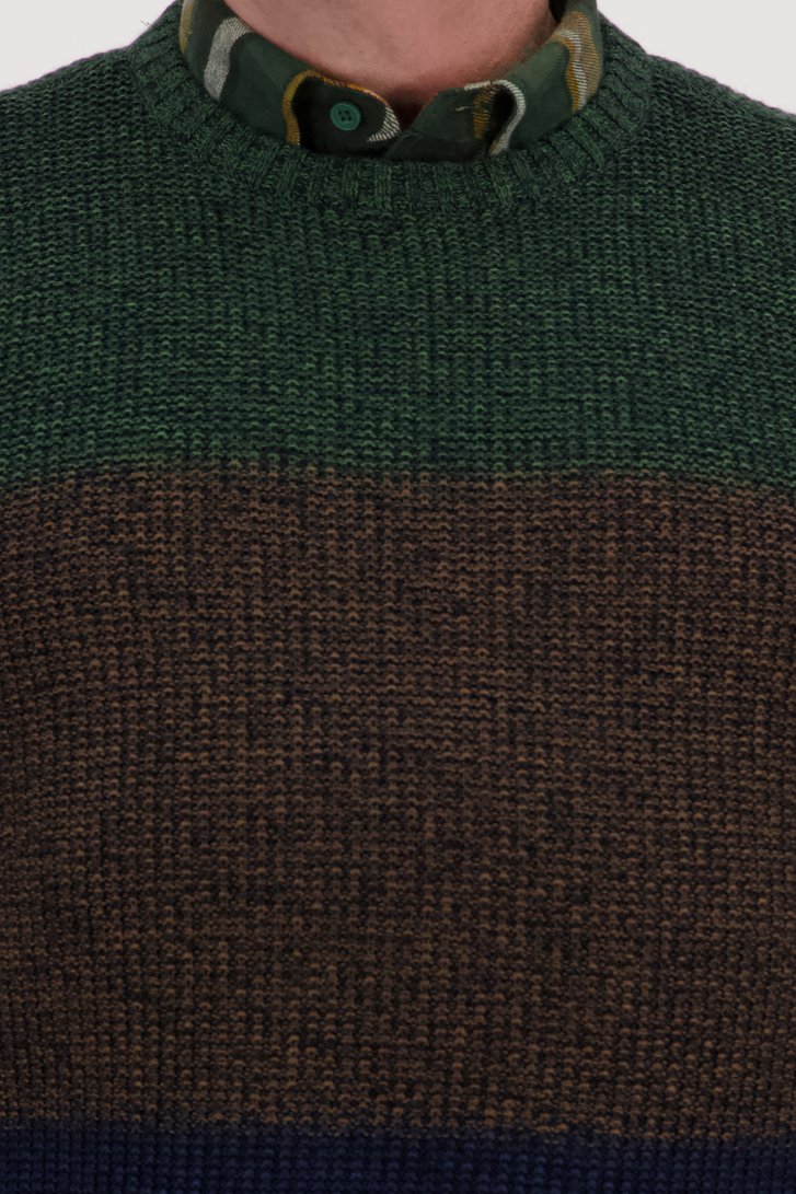 Pull en tricot avec motif rayé de Jefferson pour Hommes