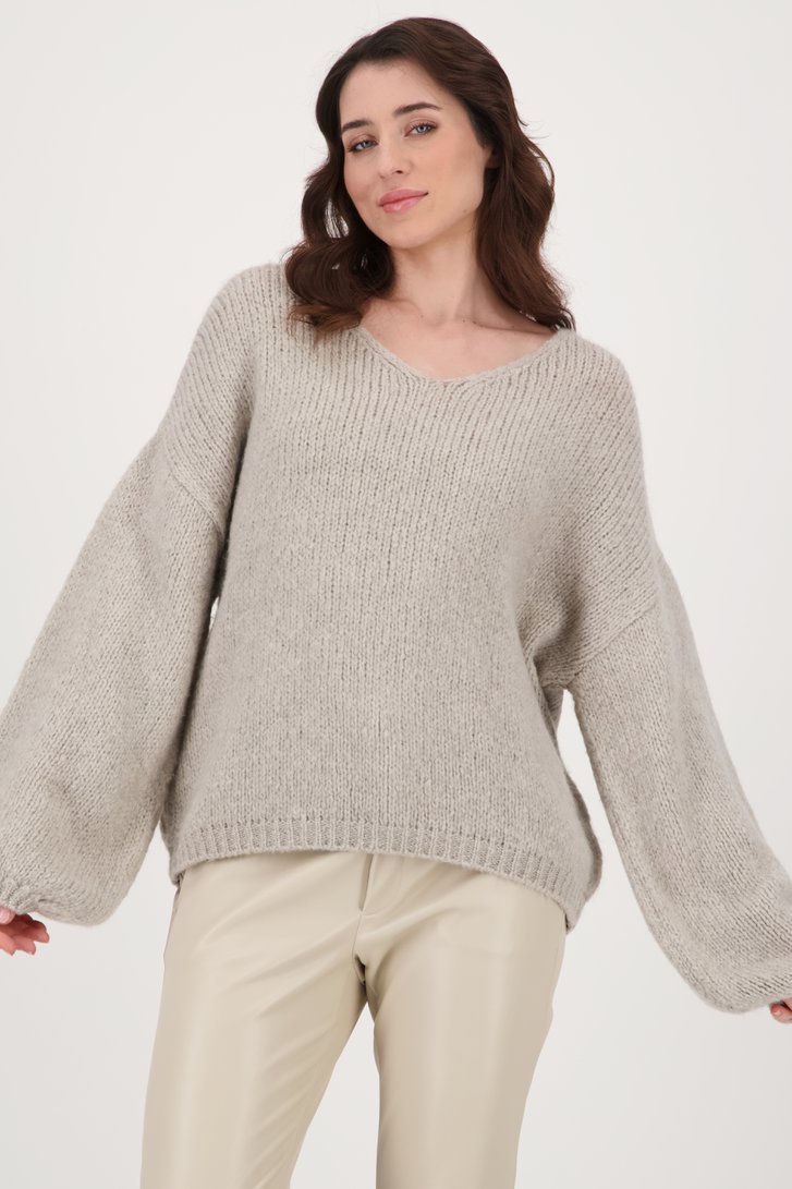Pull en tricot gris - Réversible de JDY pour Femmes