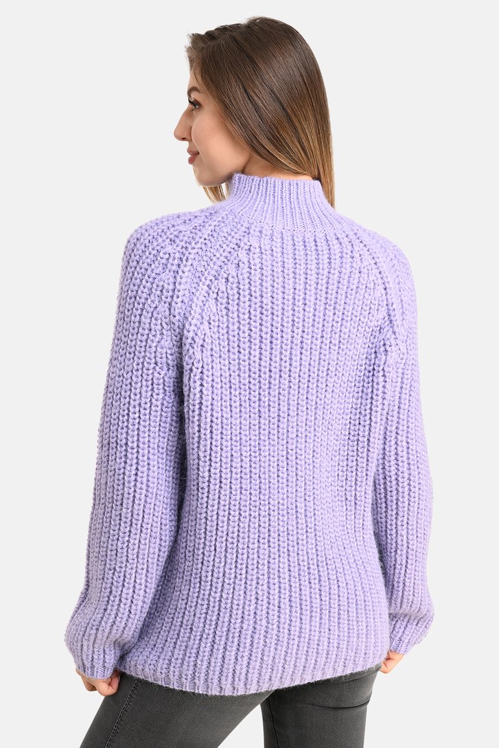 Pull en tricot violet clair de Bicalla pour Femmes
