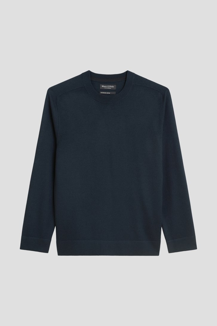 Photo produit 1 de Pull fin bleu de Marc O'Polo pour Hommes