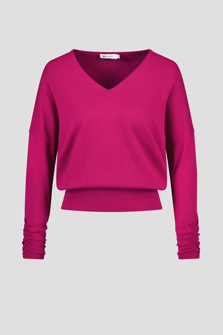 Pull fin fuchsia de D'Auvry pour Femmes