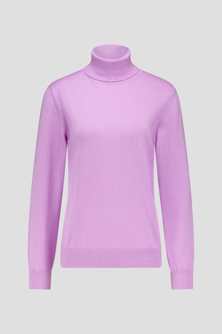 Photo produit 2 de Pull fin lilas à col roulé	 de Liberty Island pour Femmes
