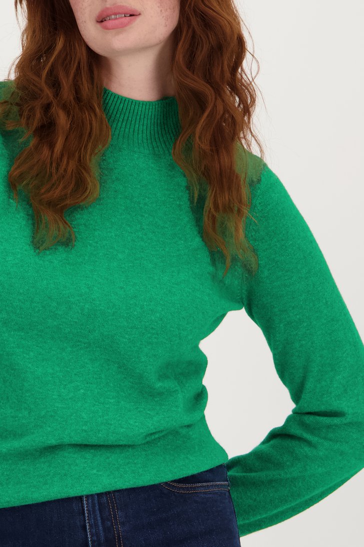 Pull fin vert à col haut	 de Libelle pour Femmes
