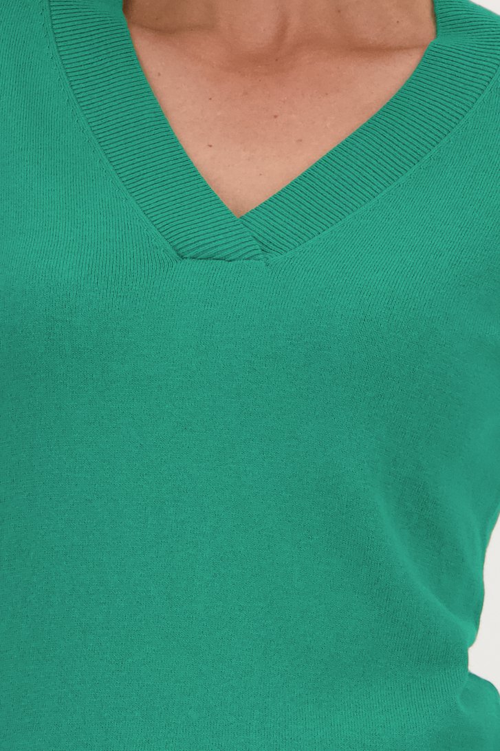 Pull fin vert de Claude Arielle pour Femmes