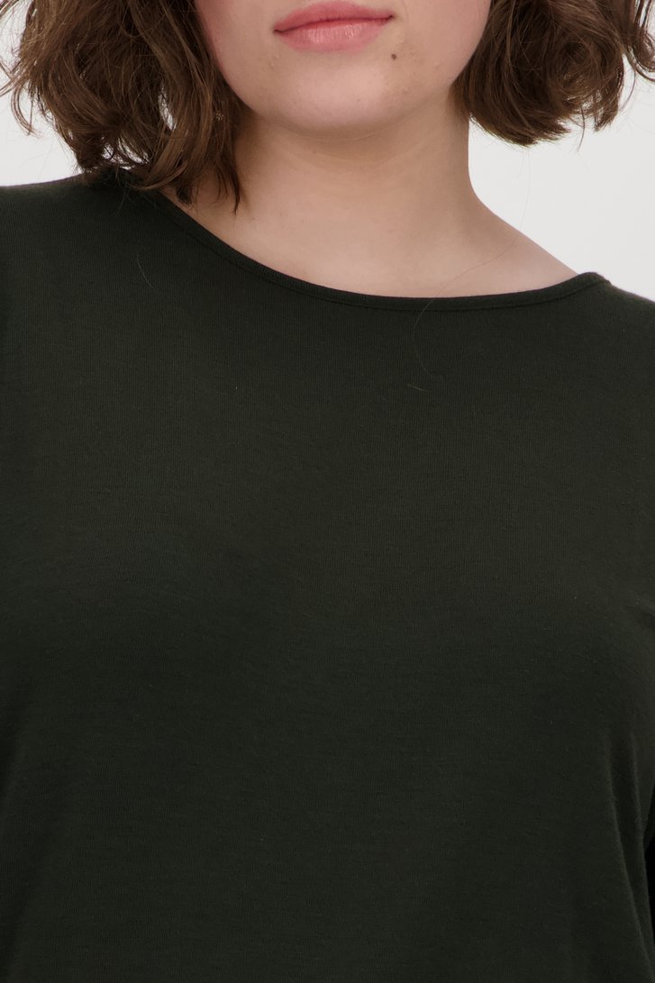 Pull fin vert foncé de Only Carmakoma pour Femmes