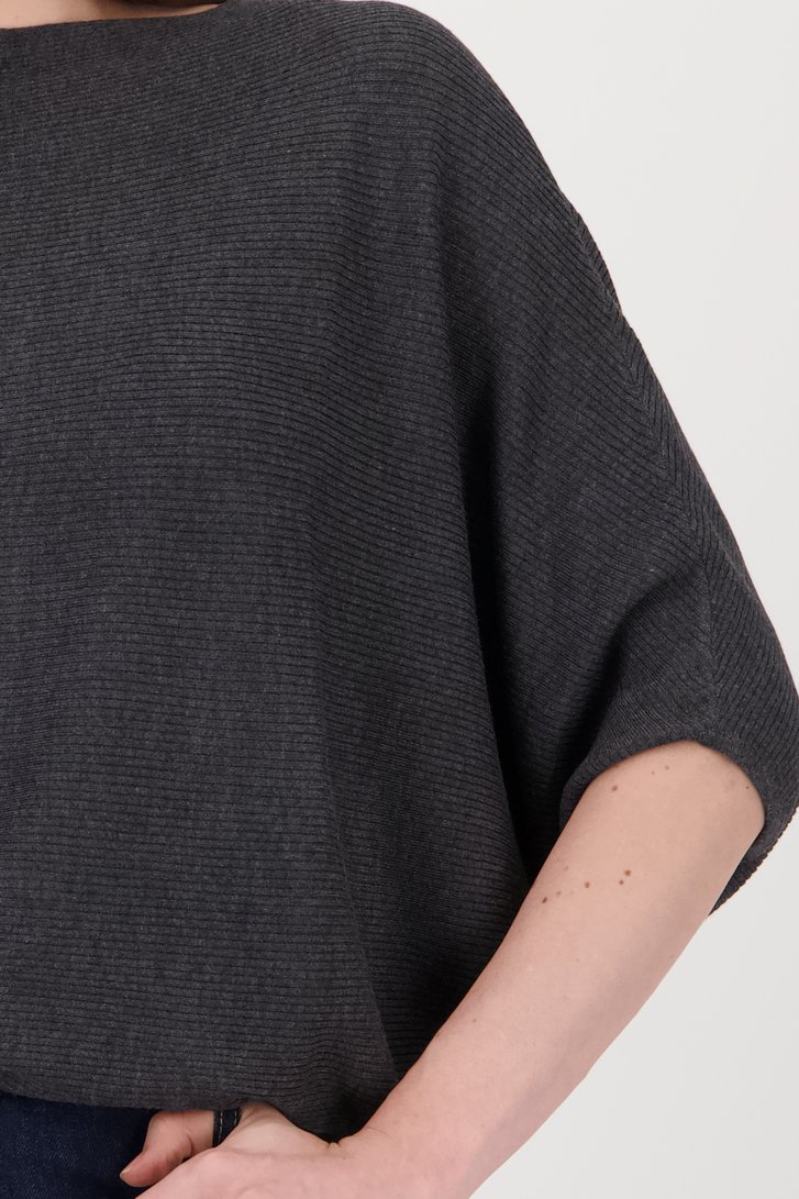 Pull gris à manches chauve-souris de JDY pour Femmes
