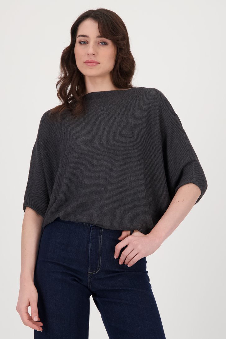 Pull gris à manches chauve-souris de JDY pour Femmes