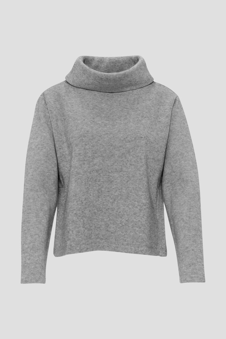Pull gris clair à col roulé de Opus pour Femmes