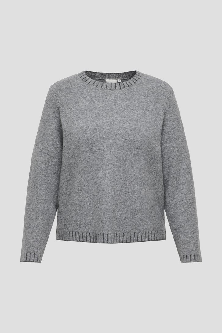 Photo produit 1 de Pull gris en maille de ONLY Carmakoma pour Femmes