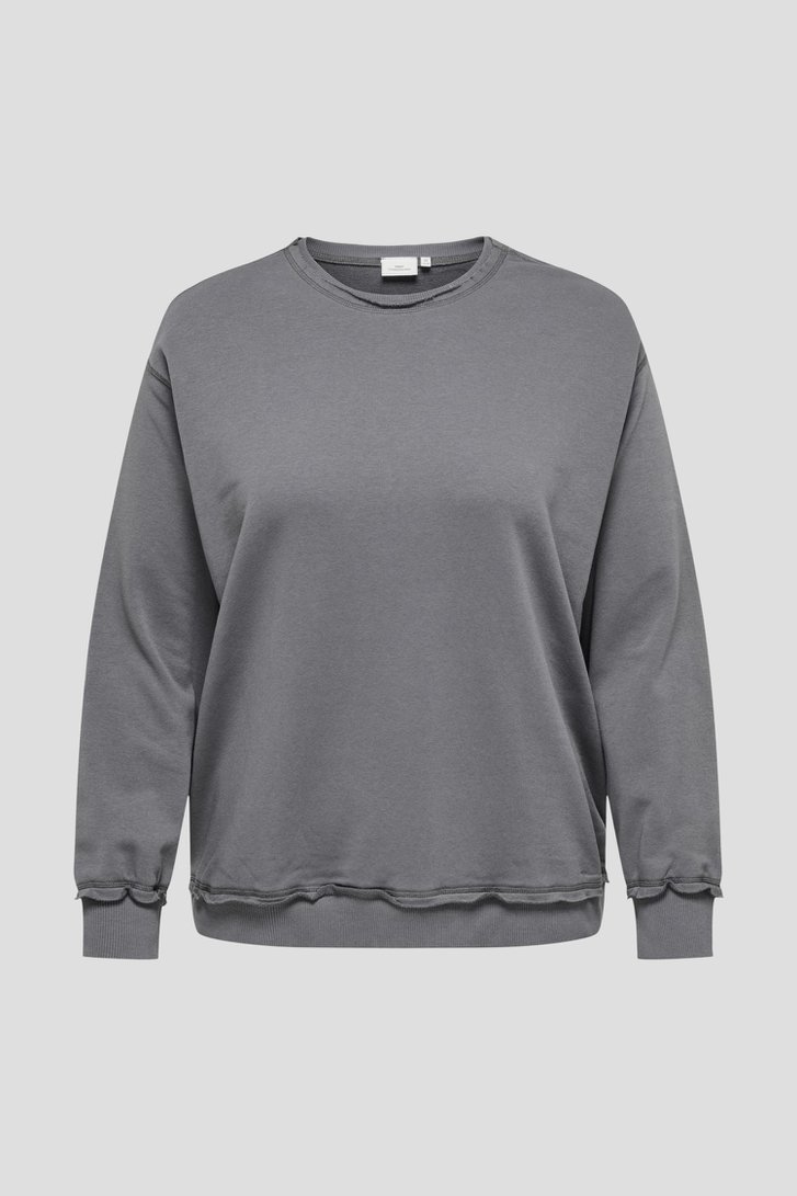 Pull gris de Only Carmakoma pour Femmes