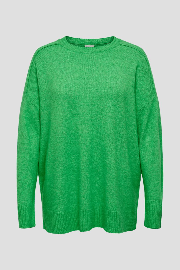Pull long vert	 de Only Carmakoma pour Femmes