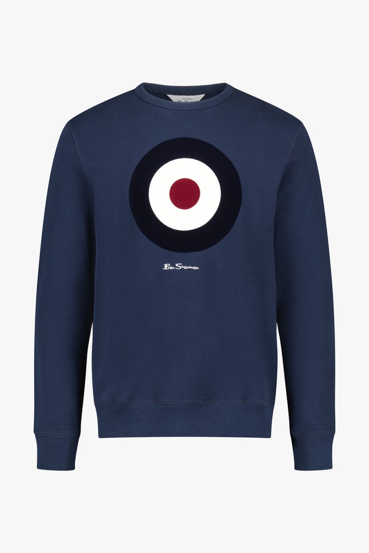 Pull marine avec un imprimé  de Ben Sherman pour Hommes