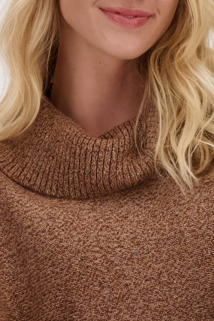 Pull marron à col roulé	 de Libelle pour Femmes