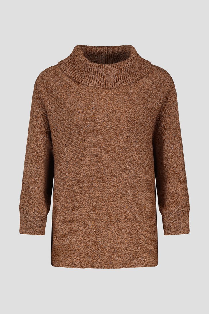 Pull marron à col roulé	 de Libelle pour Femmes