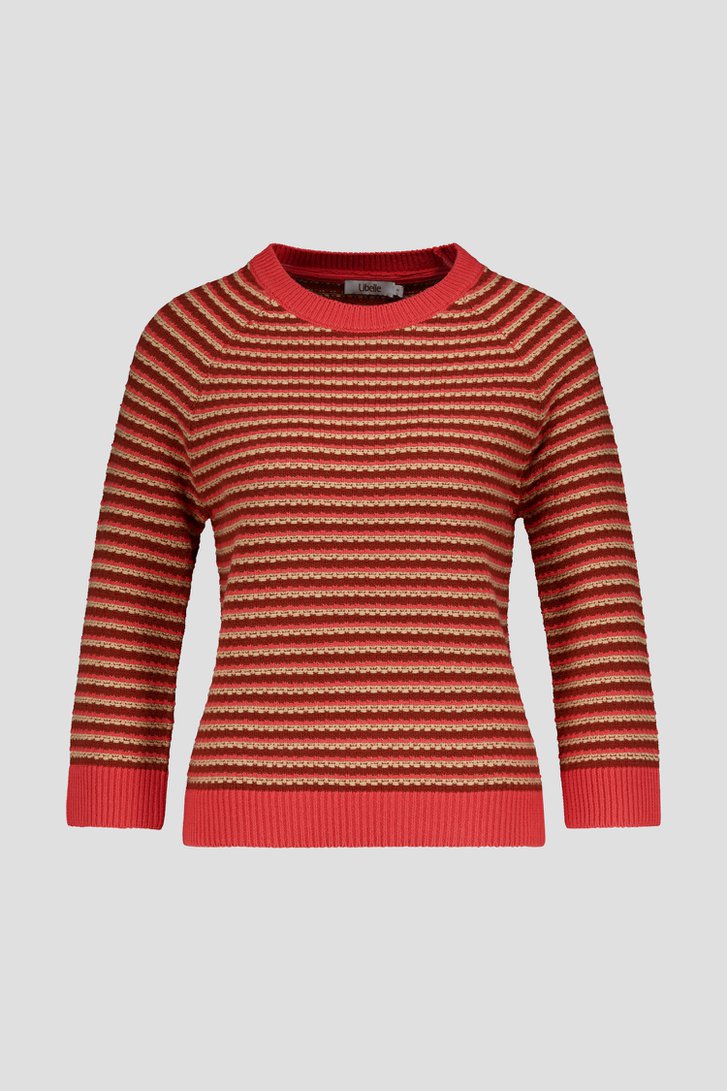 Pull marron avec motif crocheté de Libelle pour Femmes