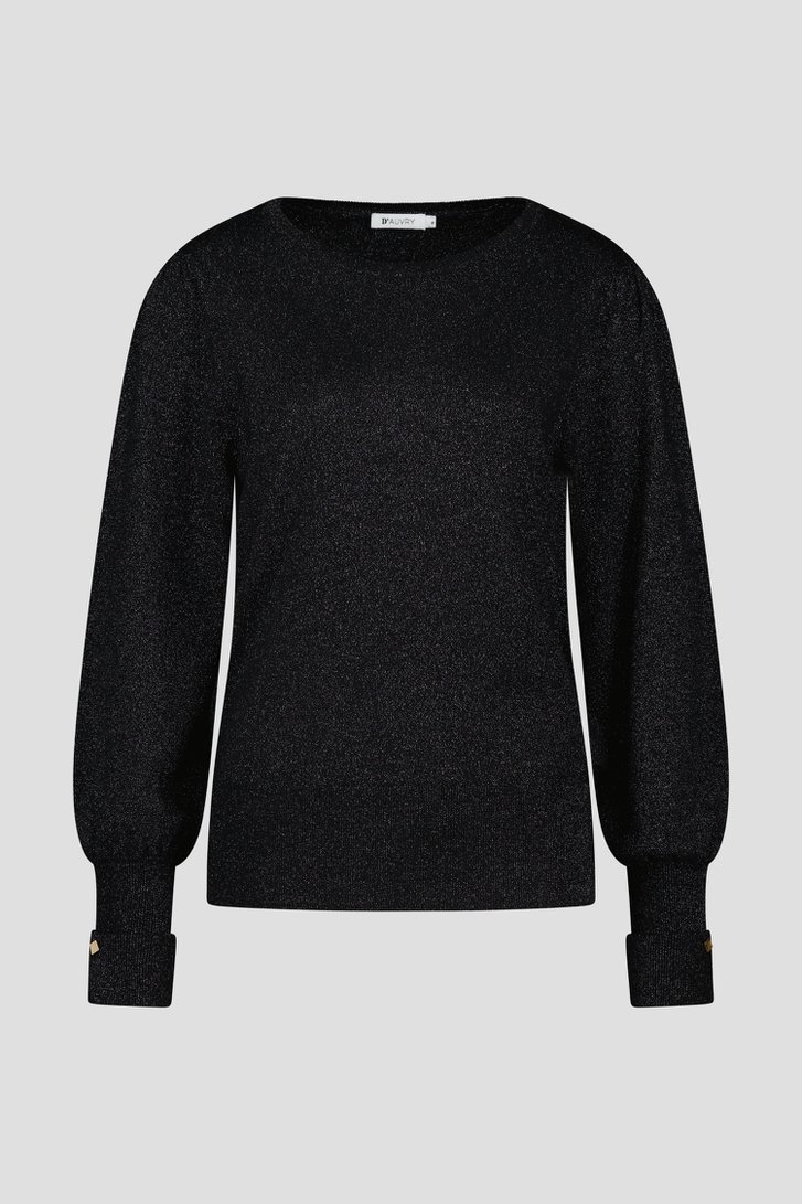 Pull noir scintillant de D'Auvry pour Femmes