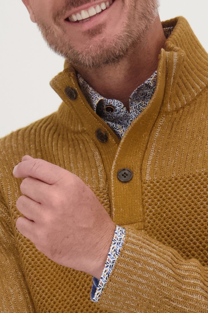 pull-over ocre de Dansaert Blue pour Hommes
