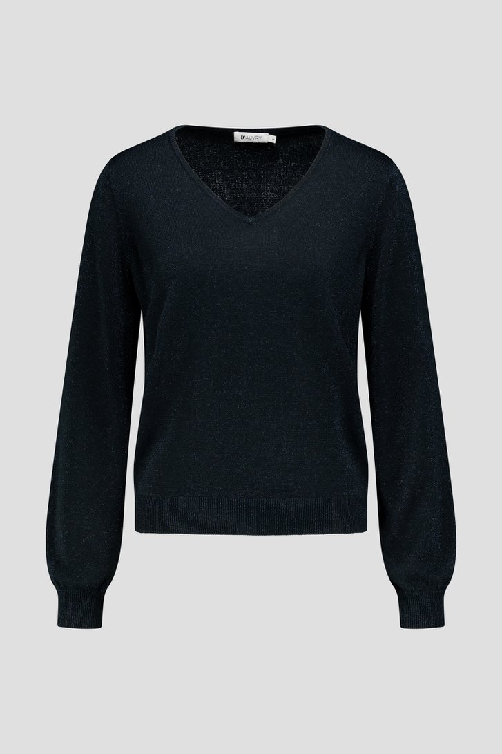 Photo produit 2 de Pull pailleté vert foncé de D'Auvry pour Femmes