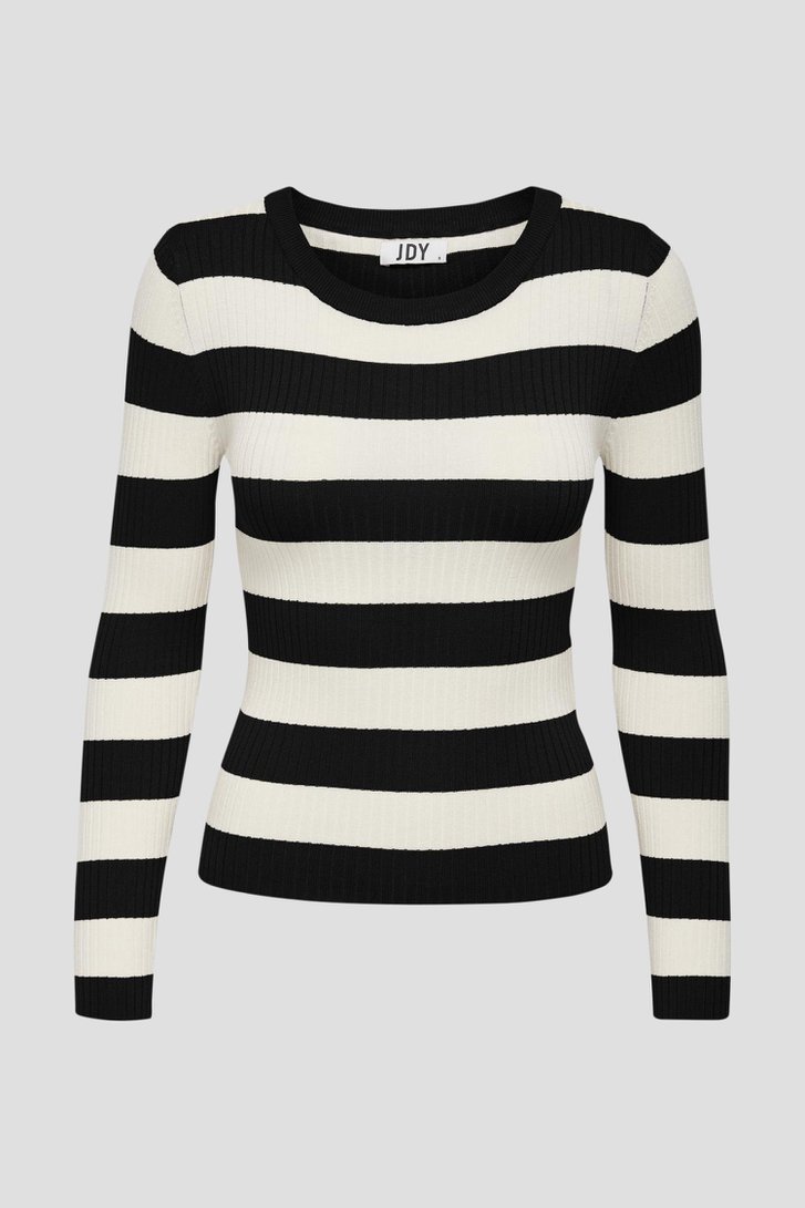 Pull rayé noir et blanc de JDY pour Femmes