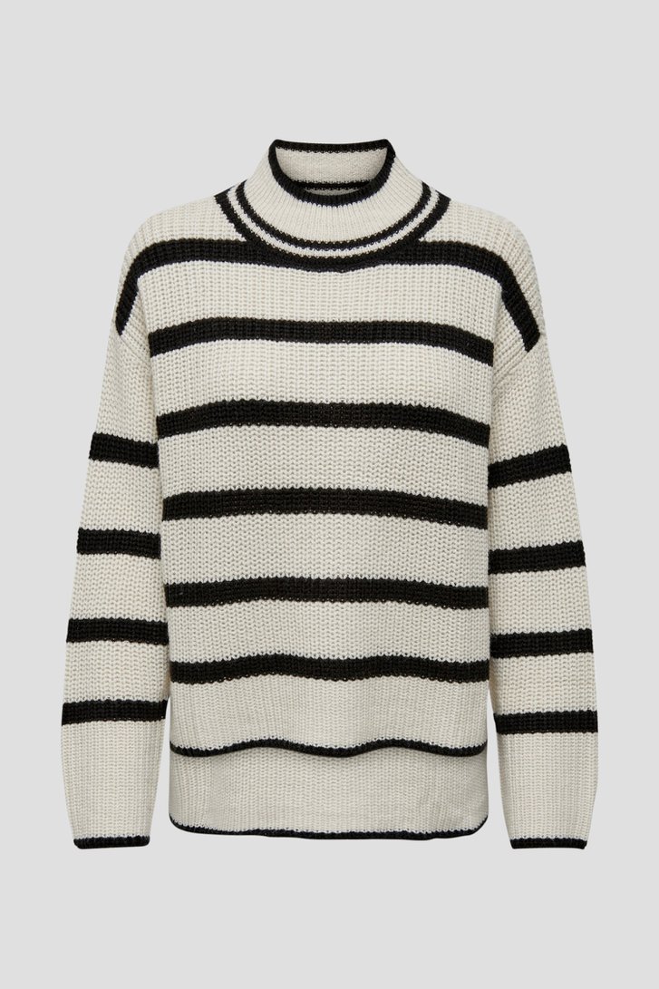 Pull rayé noir et écru	 de JDY pour Femmes