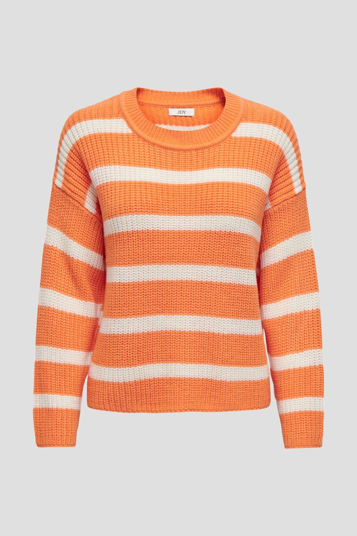 Pull rayé orange de JDY pour Femmes
