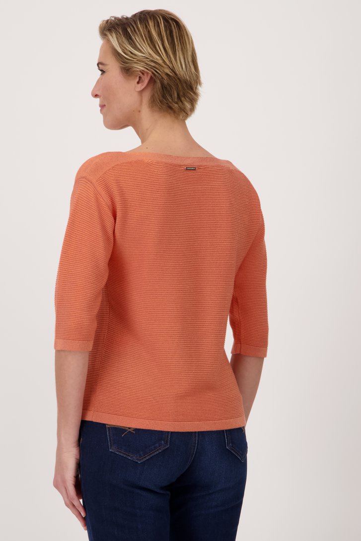 Pull rose à paillettes de Claude Arielle pour Femmes