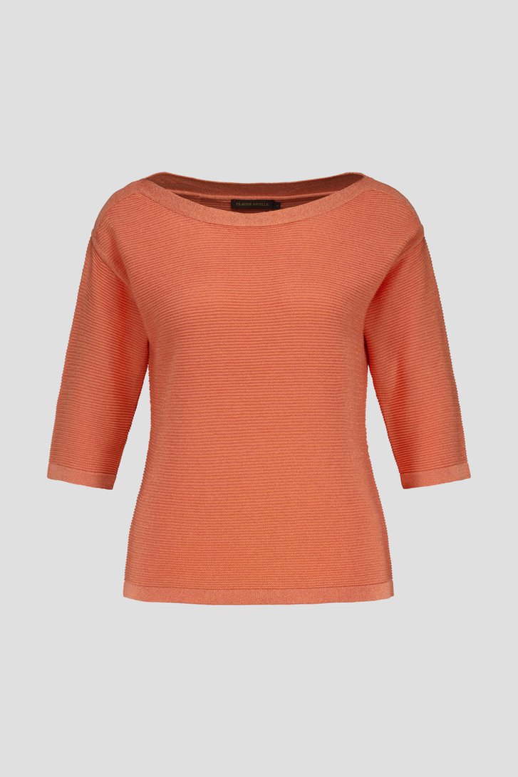 Pull rose à paillettes de Claude Arielle pour Femmes
