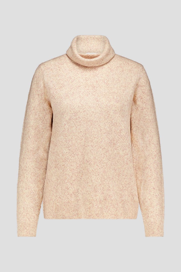 Pull rose pâle en maille texturée	 de Liberty Island pour Femmes