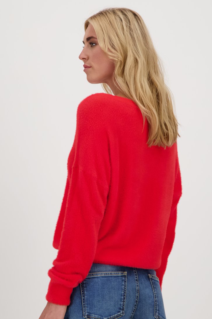 Pull rouge doux de Libelle pour Femmes