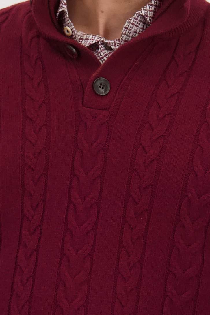 Pull rouge  de Upper East pour Hommes