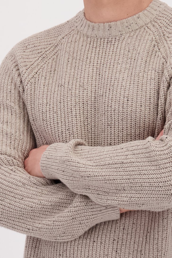 Détail de Pull tricoté beige de Only & Sons pour Hommes