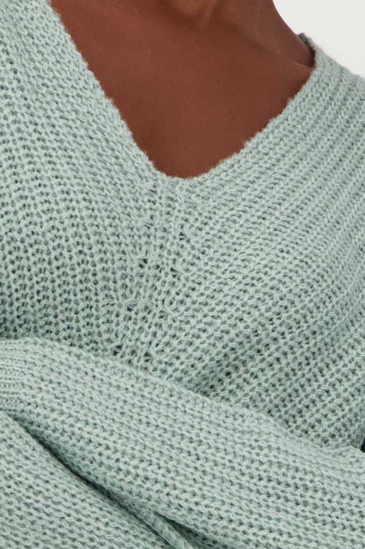 Pull tricoté gris-bleu de JDY pour Femmes