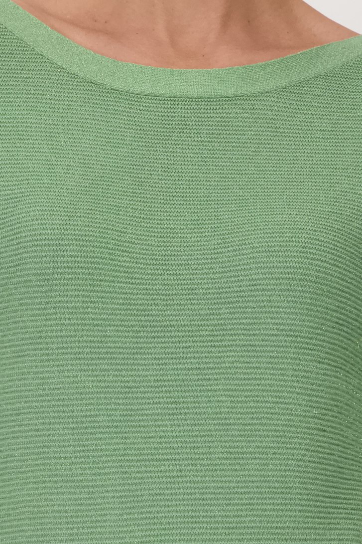 Pull vert avec paillettes de Claude Arielle pour Femmes