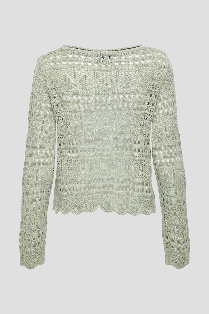 Pull vert crocheté de JDY pour Femmes