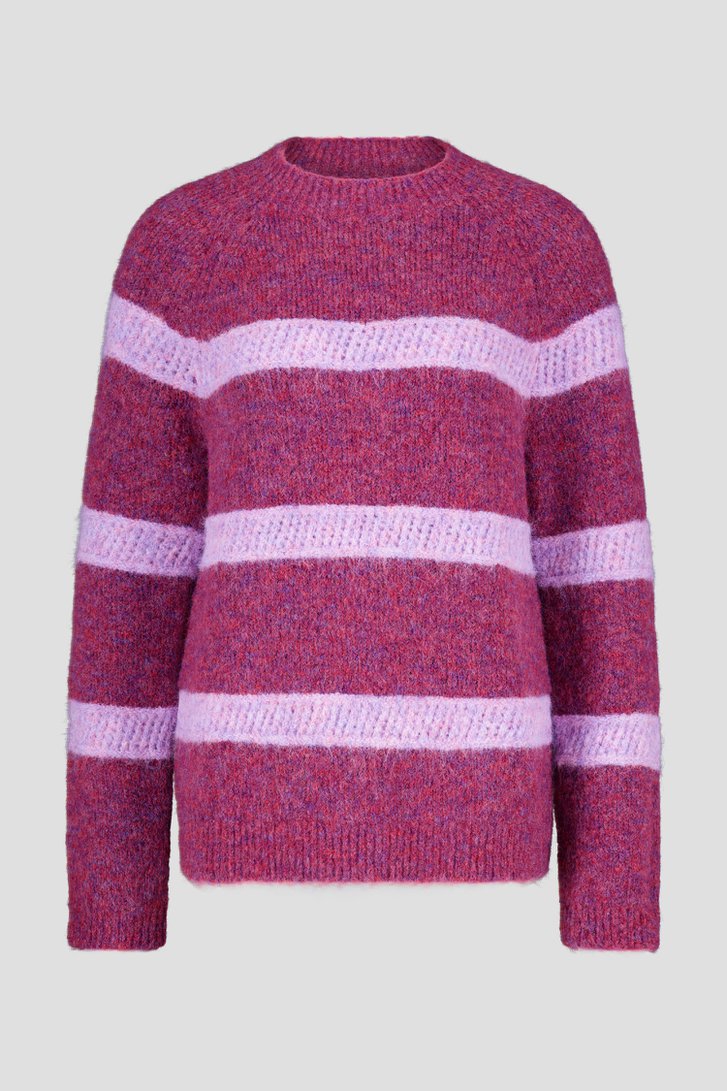 Pull violet à rayures lilas de Libelle pour Femmes
