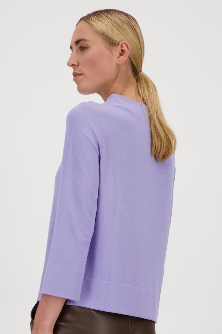 Pull violet doux et léger de Opus pour Femmes
